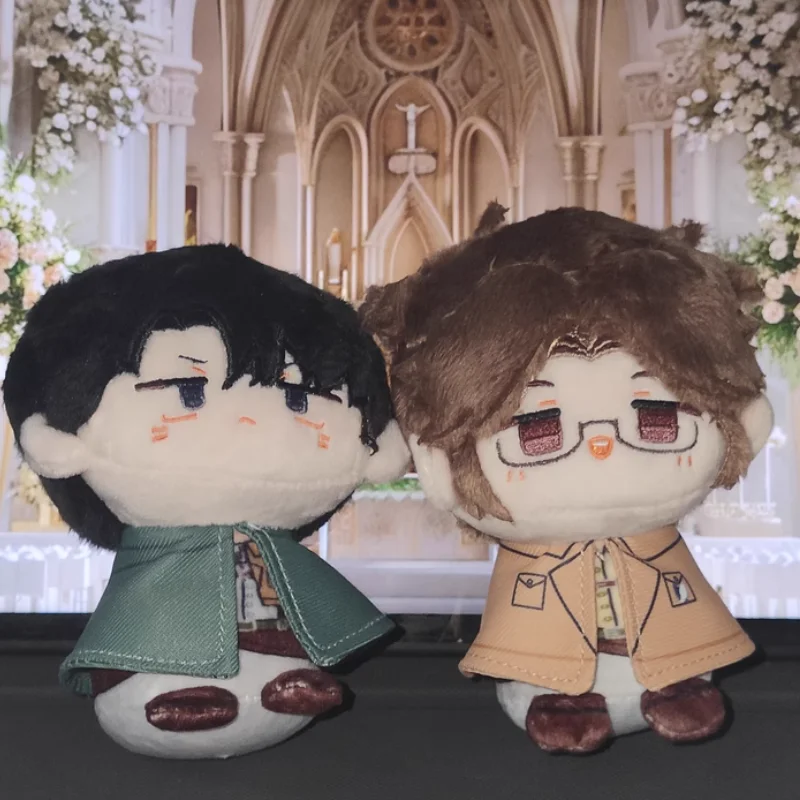 

В наличии «Атака Титанов», серия, аниме, сидящая кукла, фигурка, милая игрушка, брелок, высокое качество, украшение для рабочего стола, подарки на день рождения для девочек