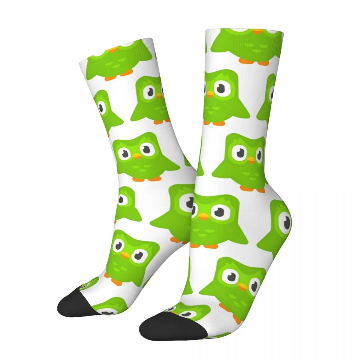 Duolingo Owl Duo Socks Leisure Stockings Men Warm Soft Climbing Socks Autumn Design Non Skid Socks