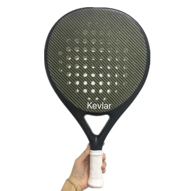 OEM Beach Paddle/Padel Tennis Racket Carbon Fiber Surface with EVA Memory Elastic Foam Core