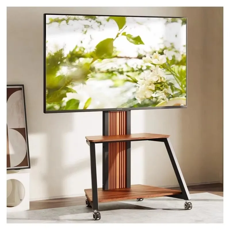2026 XYTC-03B New Design TV Carts 40-92 Inches Metal LCD LED Living Room TV Stand With Wheels