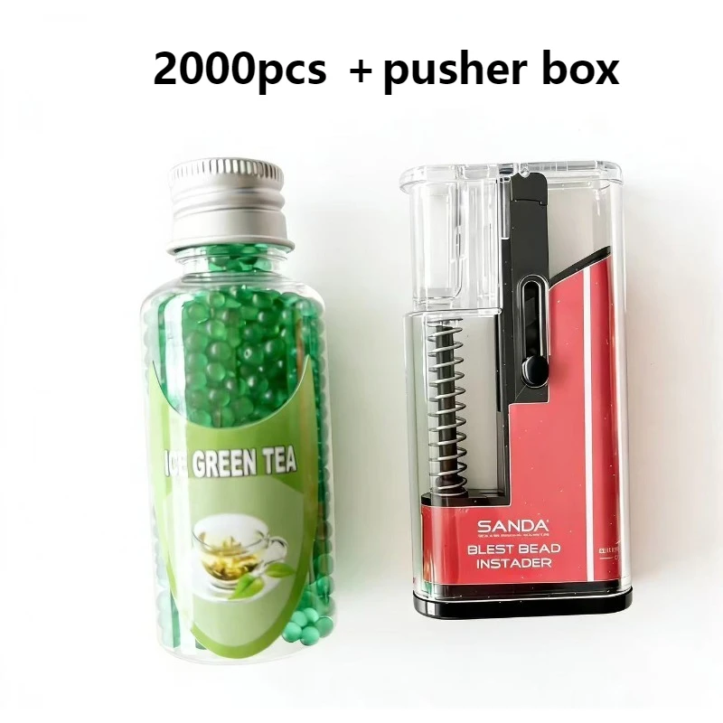 Flavor Explosion beads for Cigarettes Mint Blueberry Fruit Burst Bead Cigarette filter with Push Machine Smoking Menthol Pops