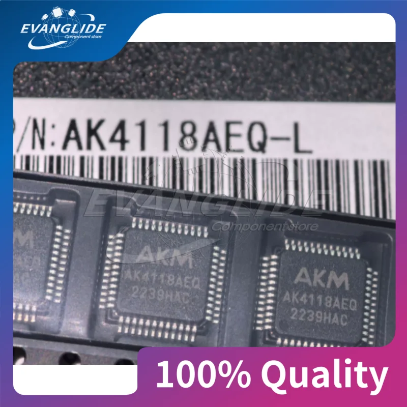 1 PCS/LOT AK4118AEQ-L AK4118AEQ LQFP-48 Digital Audio Transceiver Chip