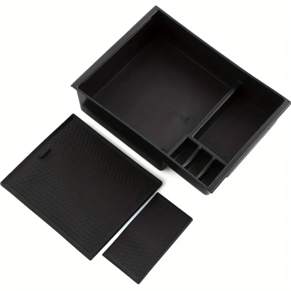 

Аксессуары для салона автомобиля, лоток для центральной консоли, подлокотник, ящик для хранения, разделитель, прочный ABS, черный для Mazda 6 Atenza G 2013-2017