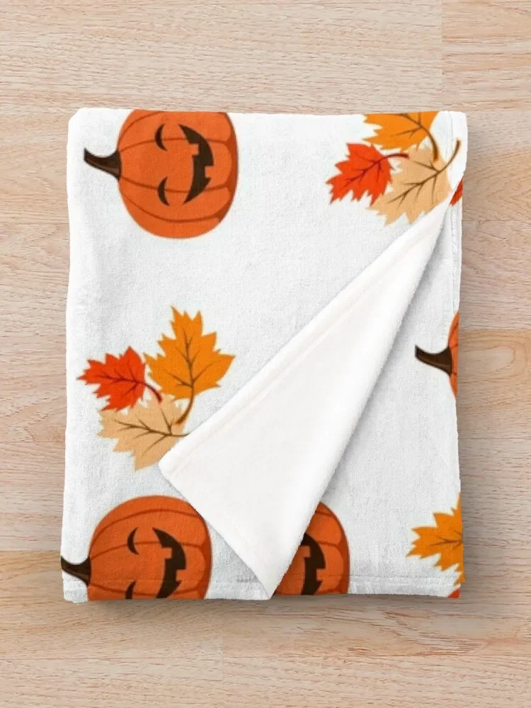 Halloween pumpkin pattern Throw Blanket bed plaid Single Blankets