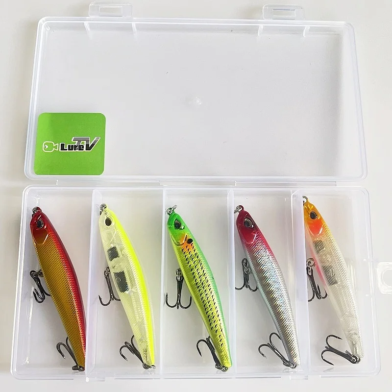 LURETV Japón Duo SAME STYLE Bay Ruf Seek 75S lápiz sumergido Ultra largo alcance lanzamiento boca detección pescado 9001