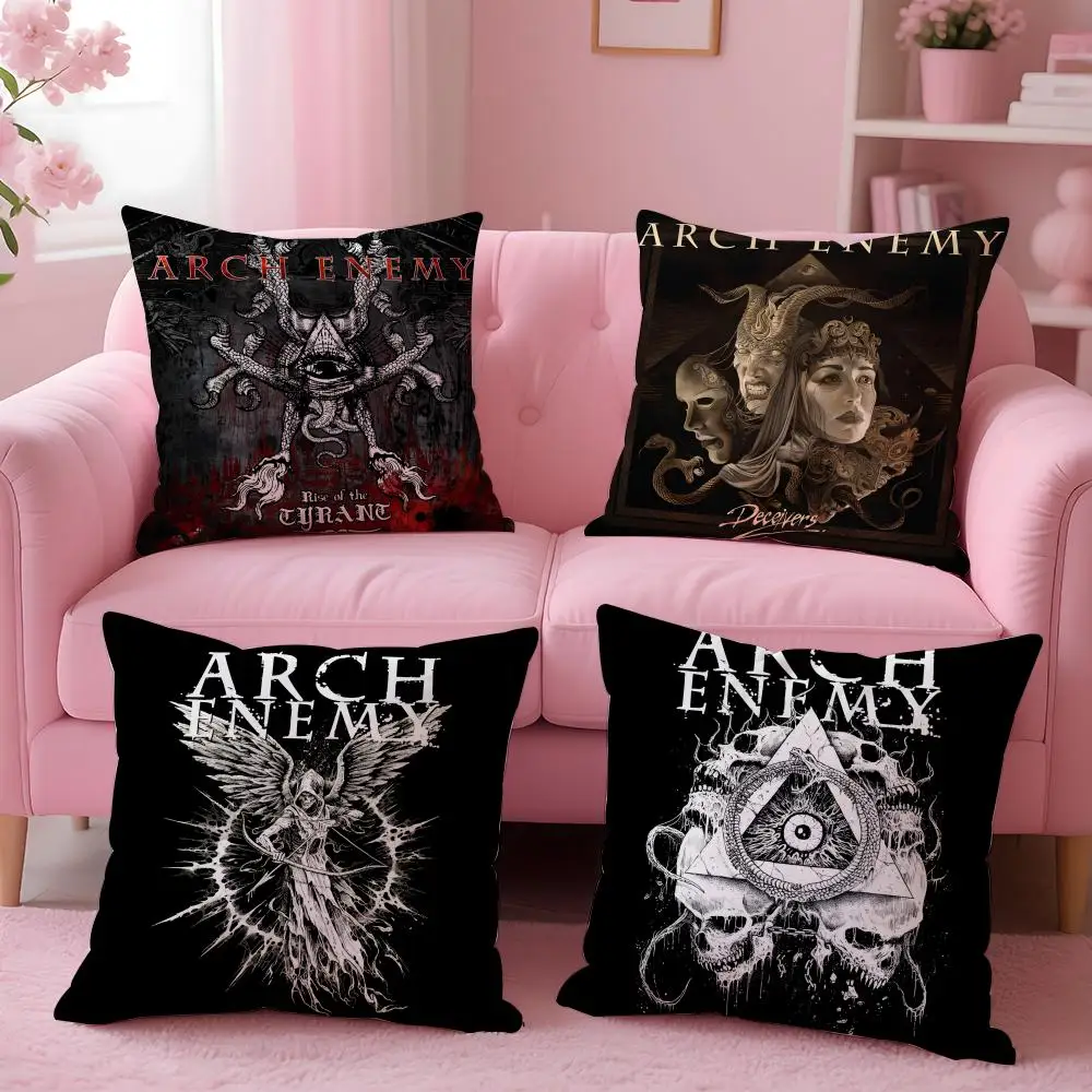 Funda de cojín a-Arch Enemy band, cómoda funda de almohada Reversible, Ideal para coche, sofá, dormitorio y más allá
