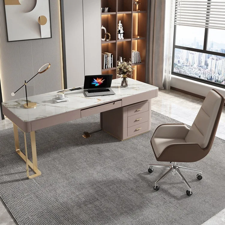 Dining Table Modern Luxury Study Room Easy Assembly Sturdy Durable Premium Quality Stable Construction Heavy Duty Comfortable