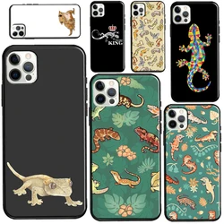 Lizards Geckos Case For iPhone 11 Pro Max XS X XR 8 7 Plus SE 2020 Funda For iPhone 13 Pro Max 12 mini