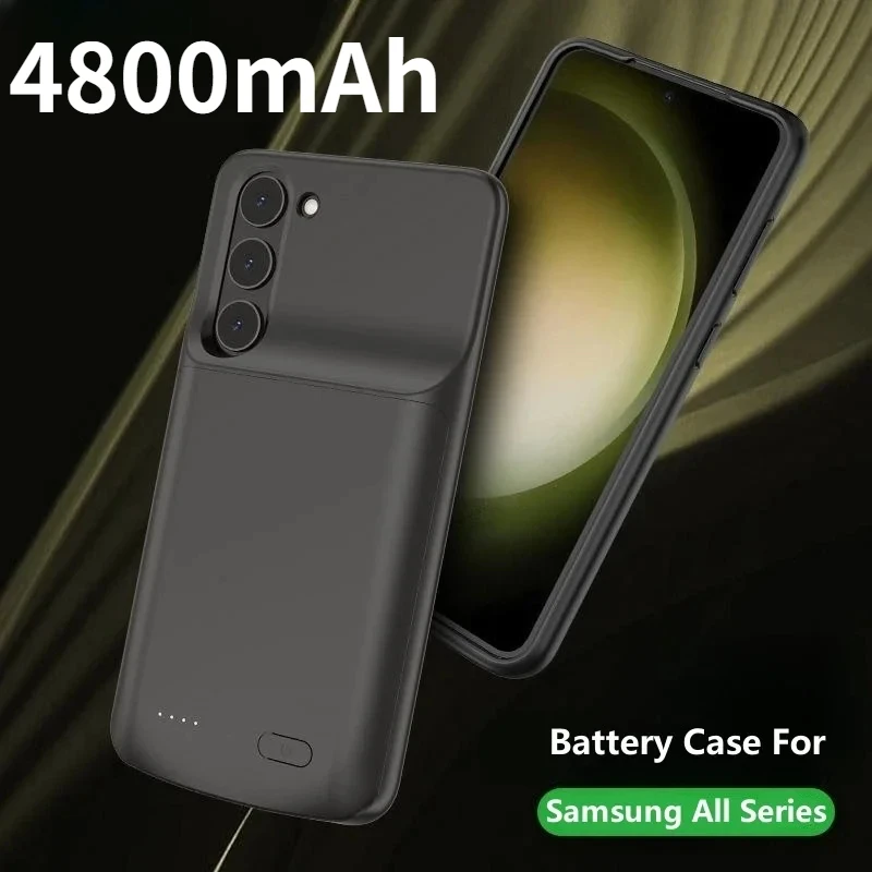 48000mAh Suitable for Samsung S23 Back Clip Battery Galaxy S23+back Clip Power Bank S23Ultra Ultra-thin Mobile Power Bank Cases