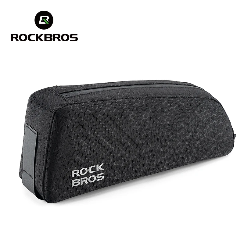 ROCKBROS Wodoodporna Torba Rowerowa na Ramę, Odblaskowa, Duża Pojemność, na Rower Górski i Szosowy, Torba Sakwa, Odporna na Zużycie