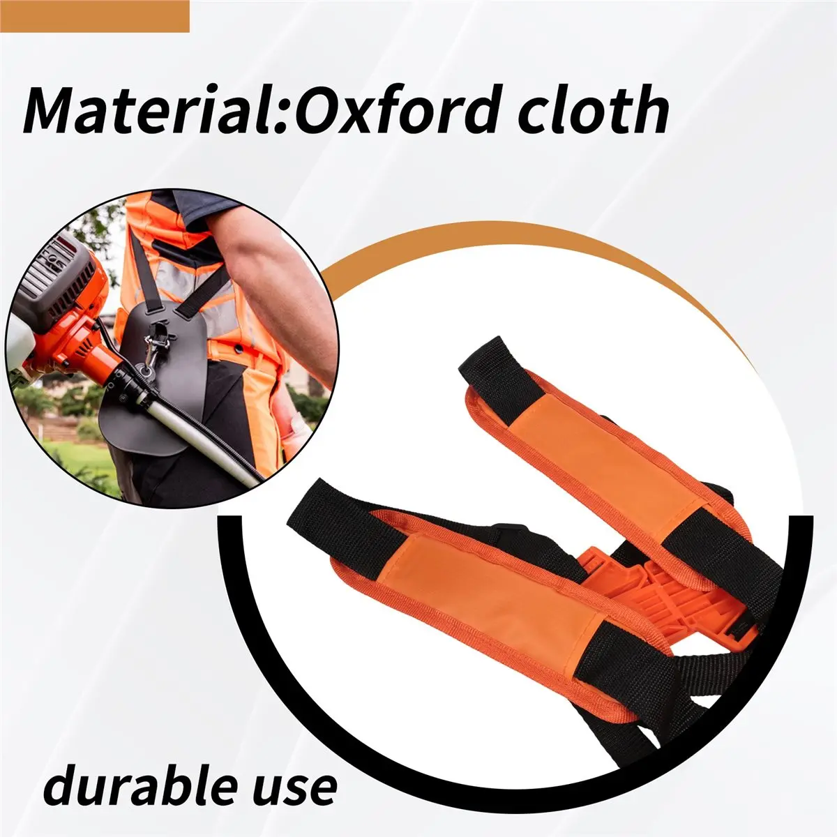 Arnês de Alça de Ombro ABRN para Roçadeiras Stihl Séries FS e KM, Compatível com Peças de Roçadeira Husqvarna 4119 710 9001