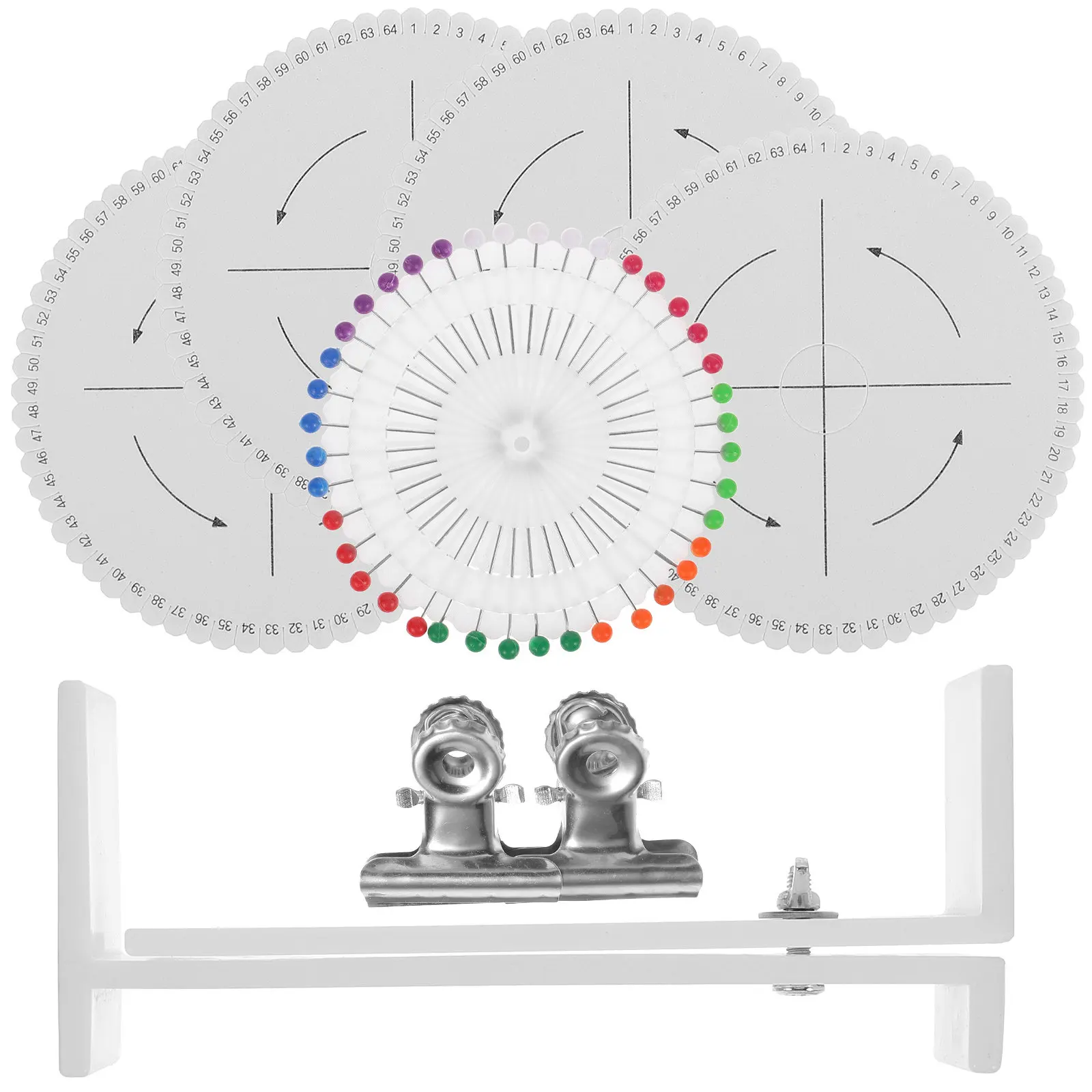 

1Set Weaving Tool Kit Wooden Bracelet Maker Wristband DIY Craft Making Practical Durable Adjustable for Adults