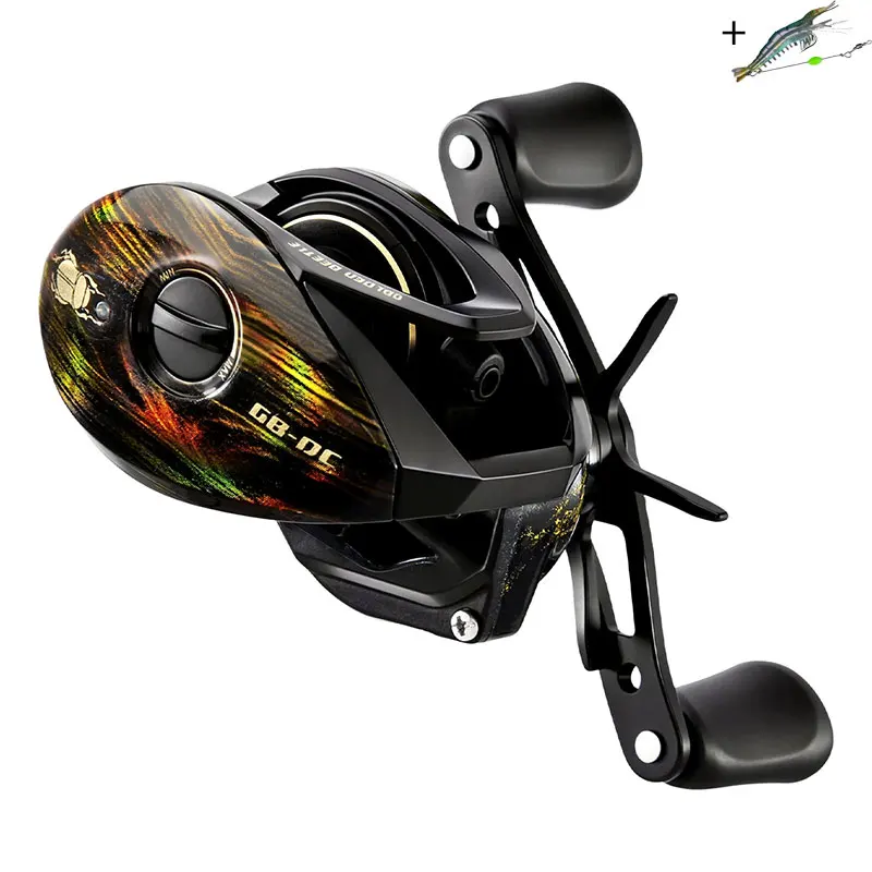 2026 New Luya Water Drop Wheel DC Electronic Brake Explosion Proof Line Max Drag 5KG Saltwater Freshwater Suitable for Any Water