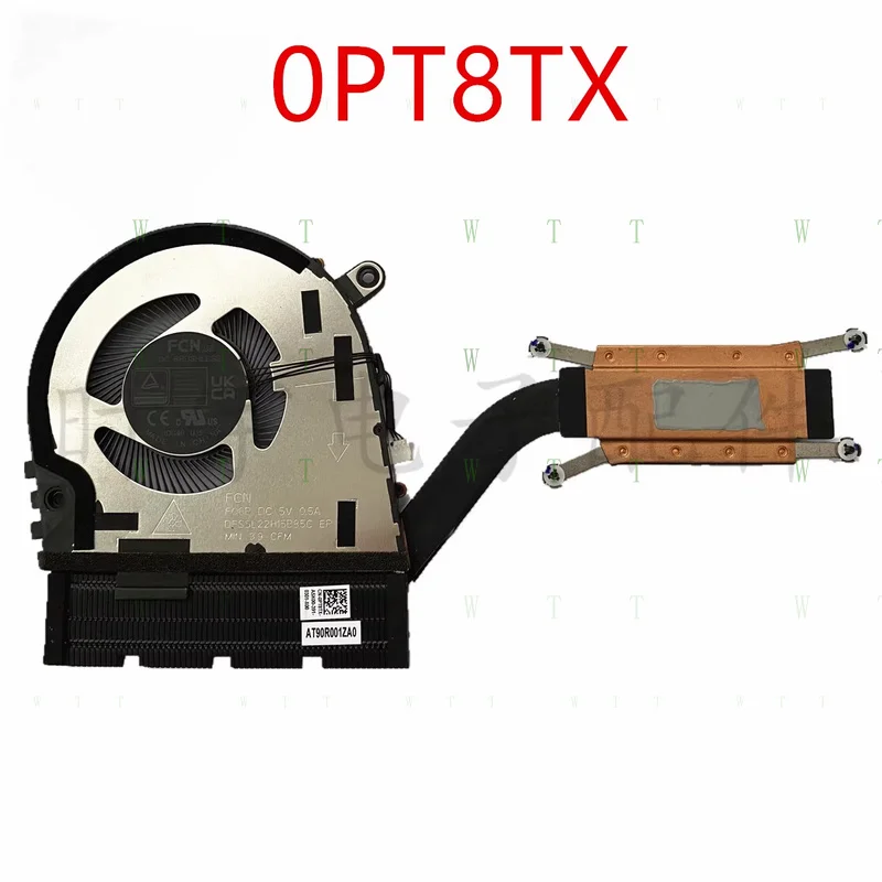 

TT Original for DELL Latitude 7440 7640 COOLING FAN HEATSINK 2023 PT8TX 0PT8TX