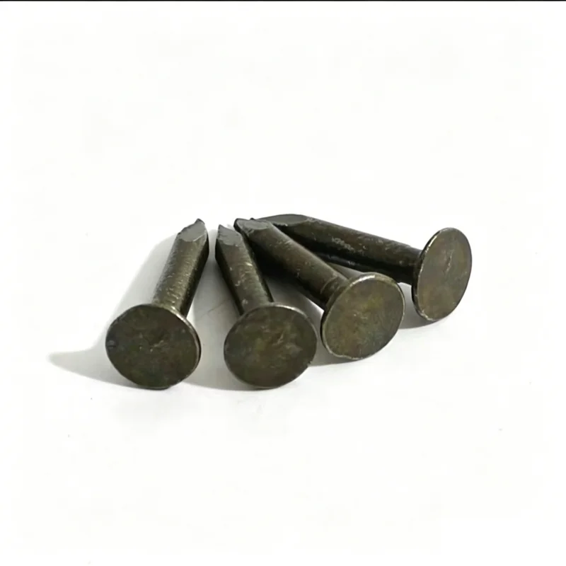 300 clavos para tejas de asfalto, cabeza grande, acero, cemento, para techos y fieltro 2