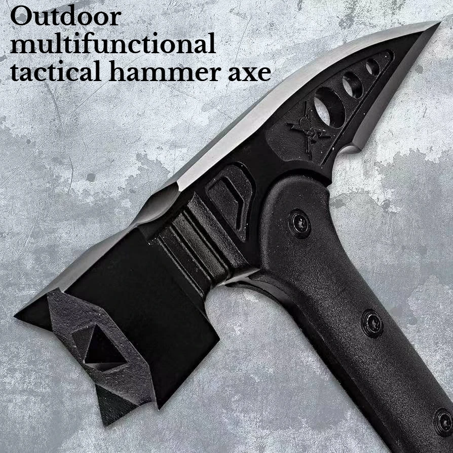 NEW Multi Functional Tactical Hammer Axe Outdoor Portable Camping Emergency Self-defense Tool