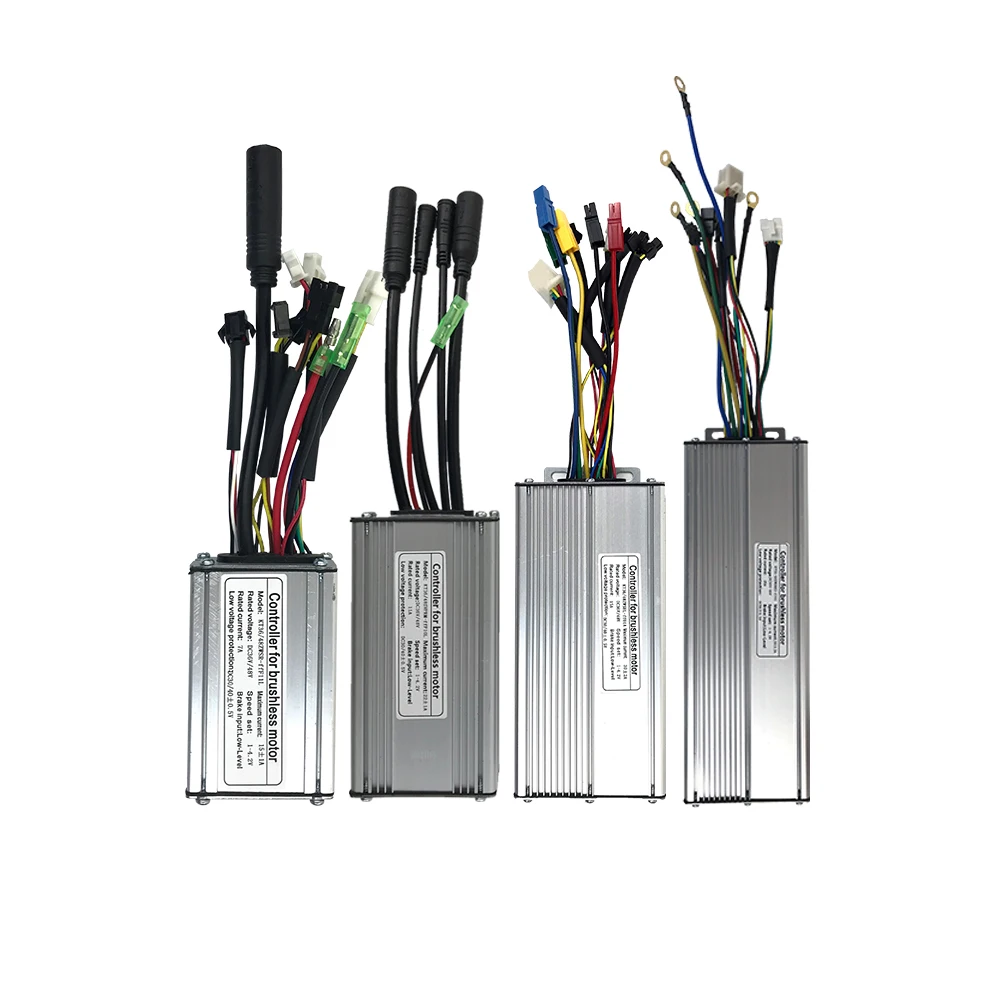 AliExpress schuck KT Controller 15A 17A 22A 25A 30A 35A 50A Ebike Square Sine Wave Control System Use for 36V 48V 72V Motor with SM WP Light Plug