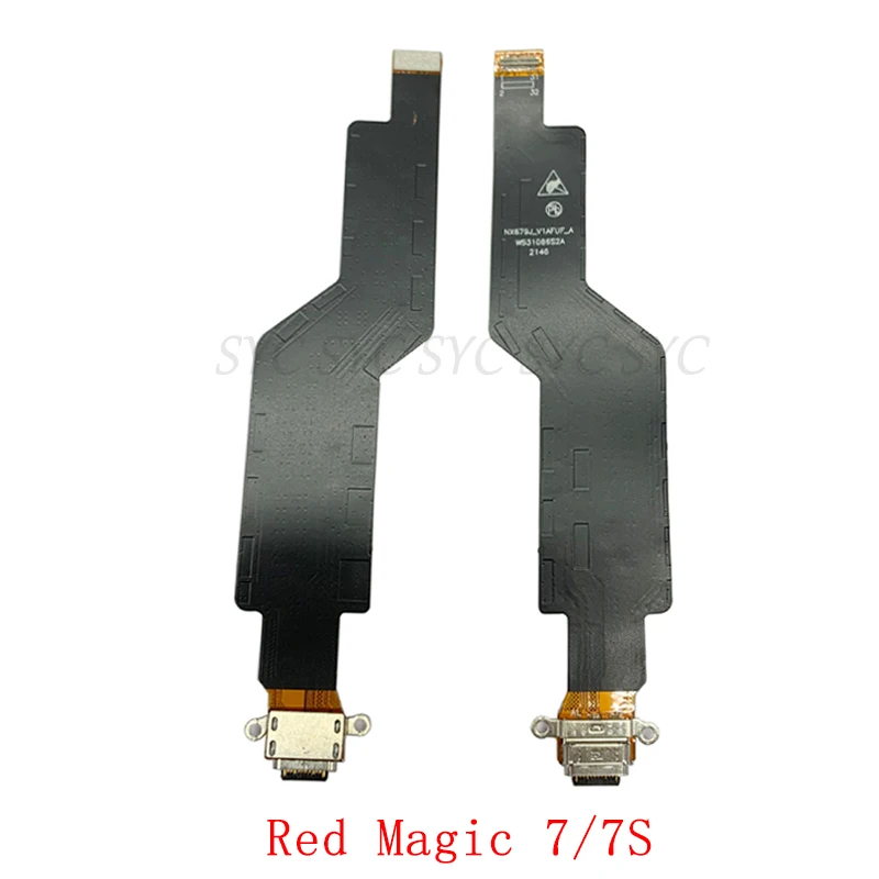 Charging Port Flex Cable Board For ZTE Nubia Red Magic 8 Pro 7 Pro 7S USB Charging Connector Repair Parts