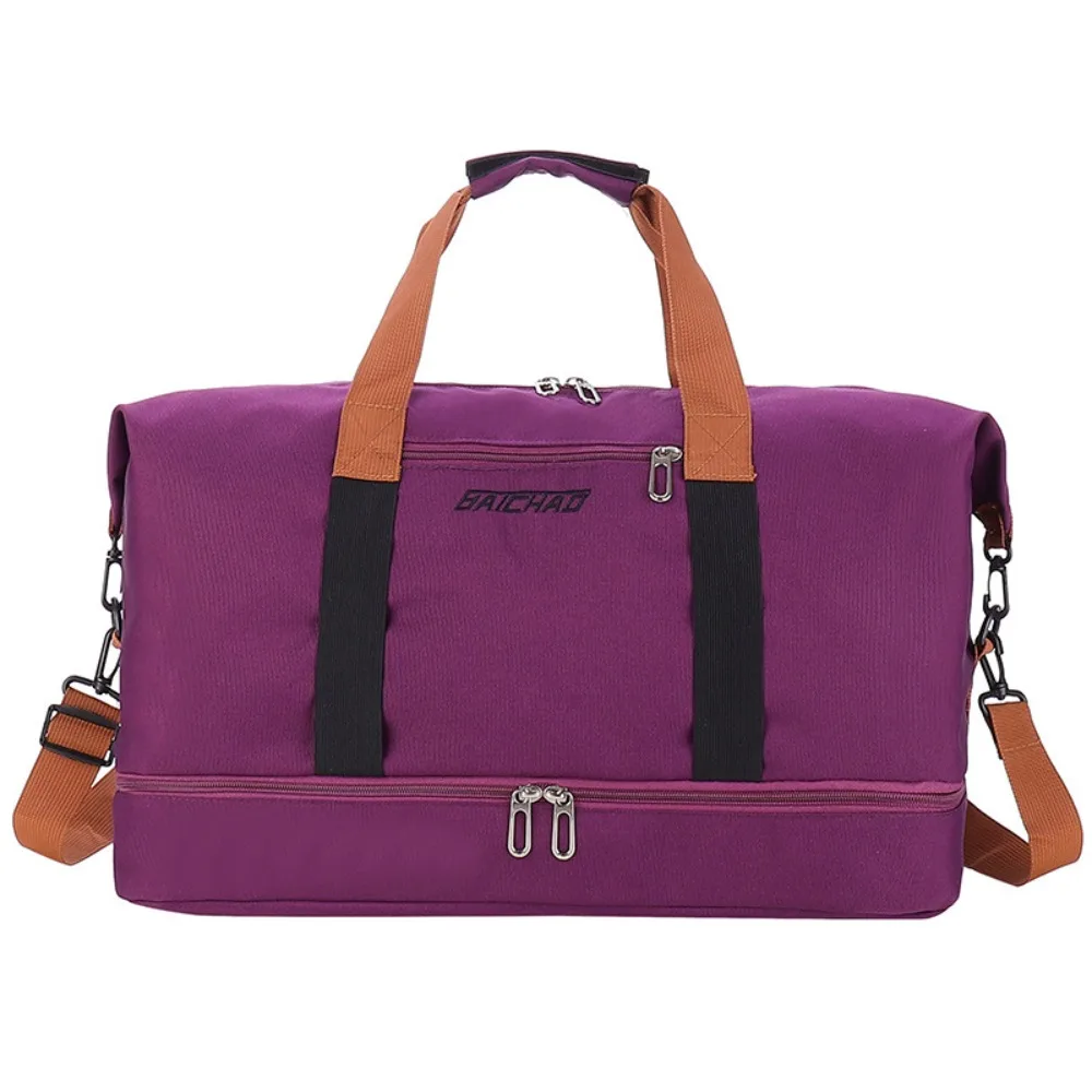 

Portable Large Capacity Travel Duffle Bag Waterproof Business Trip Travel Luggage Bag Handheld Sports Messenger Bag Men