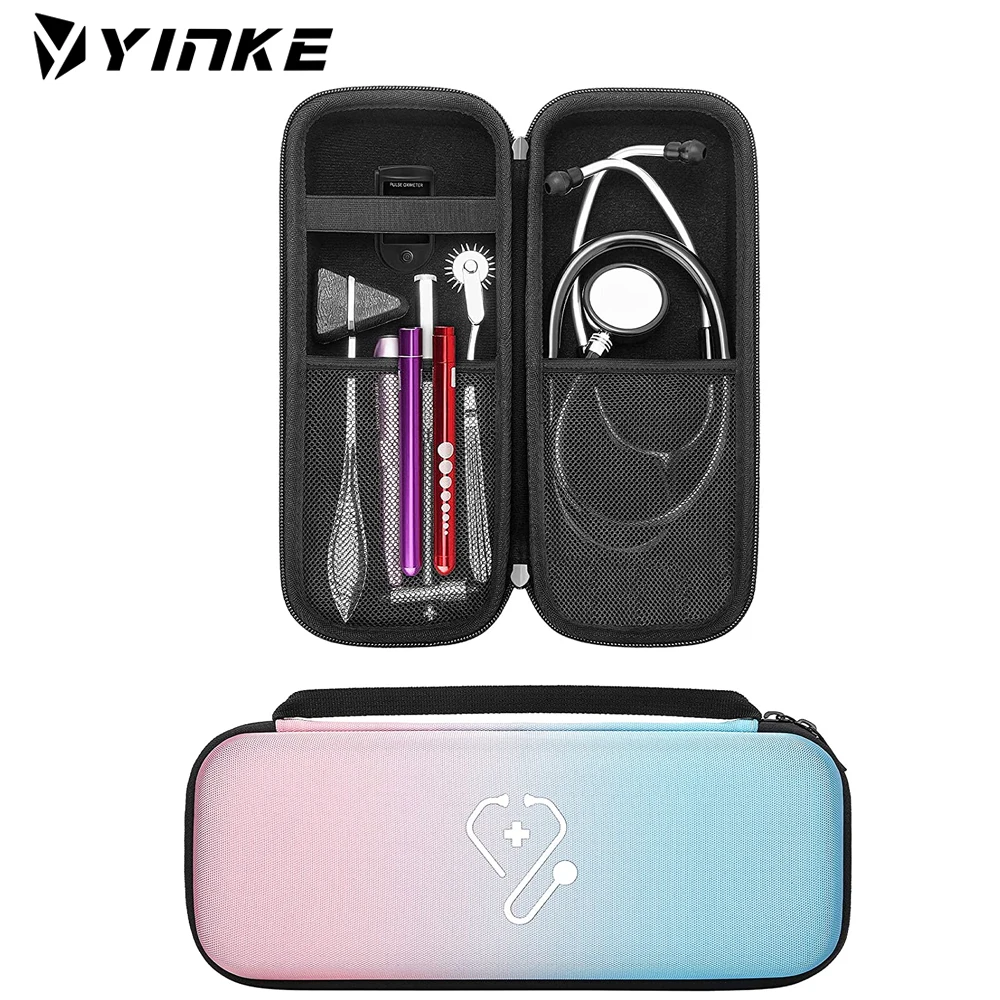 

Yinke Hard Stethoscope Case Compatible With 3M Classic III, Lightweight II S.E, Cardiology IV, MDF Acoustica Deluxe Stethoscopes