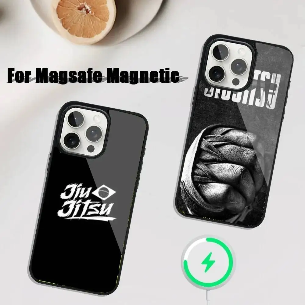 

BJJ Brazilian Jiu Jitsu Phone Case For iPhone 17,16,15,14,13,12,11,Pro,Max,Plus,Mini,SE4,E Magnetic Magsafe Wireless Charging
