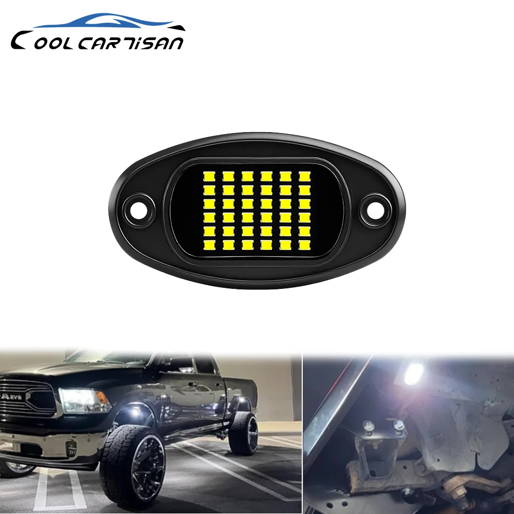 

1x автомобильный навигационный фонарь для мотоцикла, светодиодный декоративный шасси 36smd, 4x4, внедорожный грузовик, внедорожник, рок, 12 В, окружающий свет