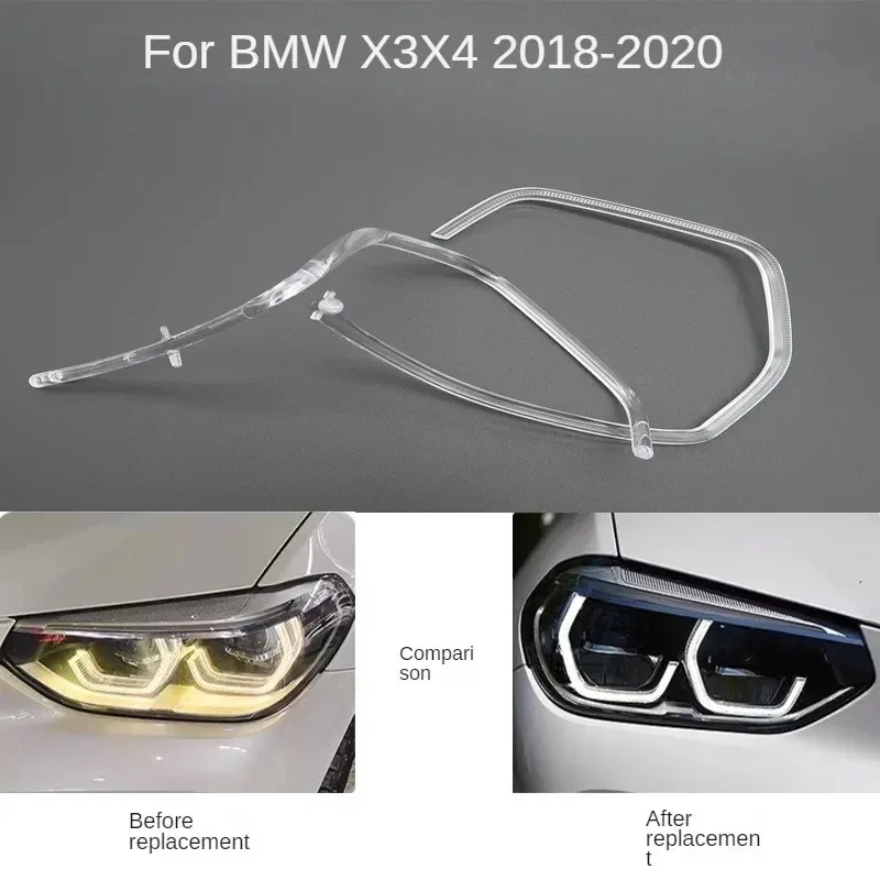 

Совершенно новый для BMW X3 X4 G08 2018-2020 DRL световод пластина световод трубка фара дневные ходовые огни направляющие angel eyes