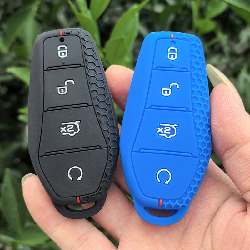 Silikon-Autoschlüsselhülle für BYD Atto 3 Han EV Dolphin Song PRO Max Tang DM Yuan Dolphin E2 Qin PLUS Tasche Etui Schlüsselanhänger Schutz