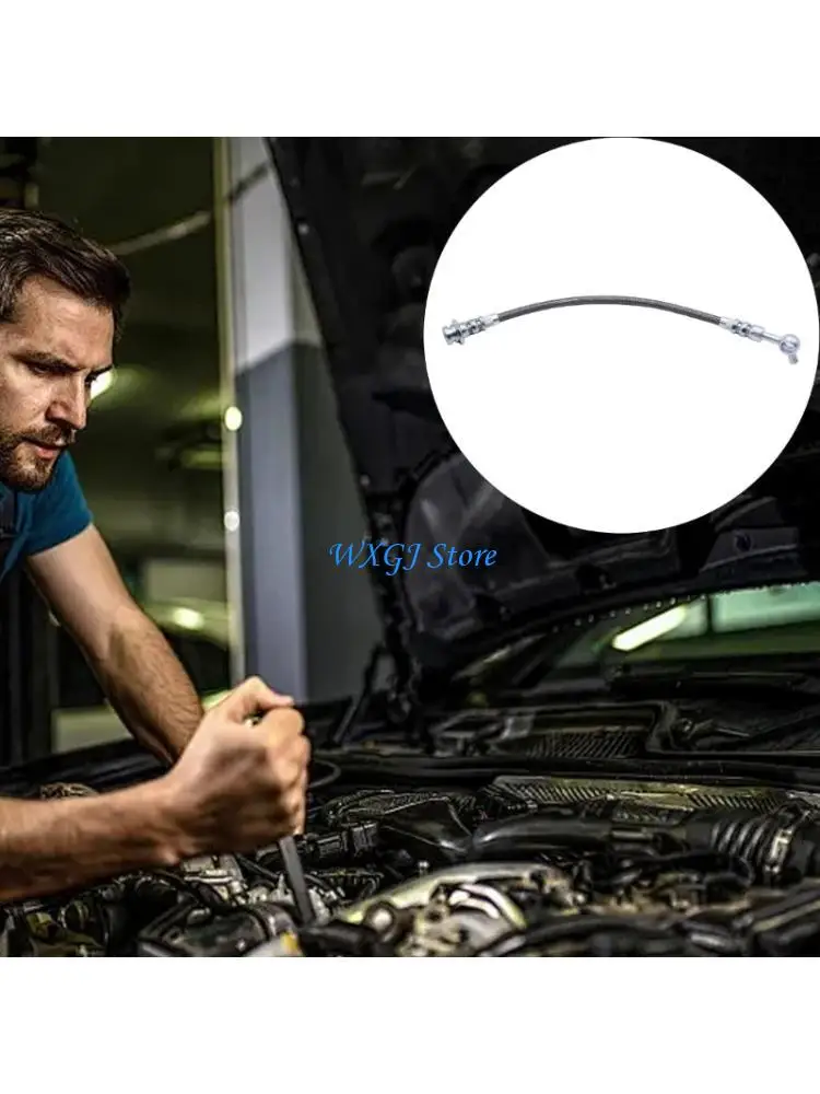 37JE Direct Fit Car Braided Brake Lines Stainless Steel Braided Hoses H1717SSPAIR