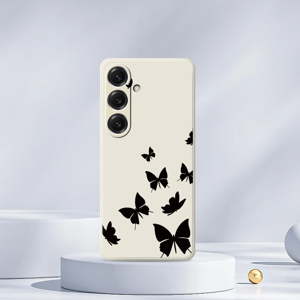Butterfly Pattern Phone Case For Samsung Galaxy S25 S24 S23 S22 S21 S20 Ultra Plus S20FE S21FE S23FE S24 FE S10 Plus Cover