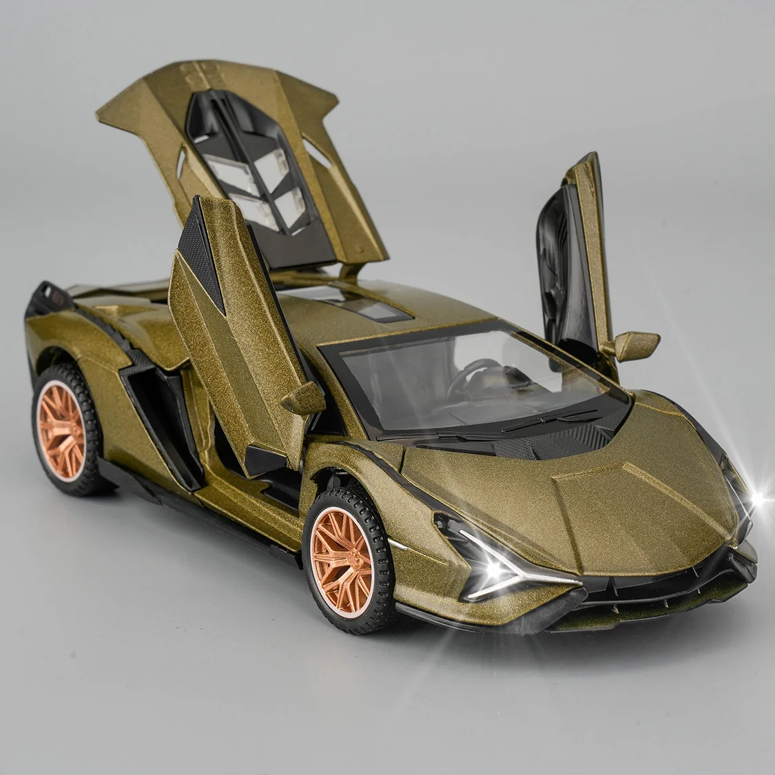 Simulatie 1:32 Lambo Legering Super Auto Model Geluid Licht Collectief Miniatuur Voiture Kinderen Jongen Diecast Speelgoedauto