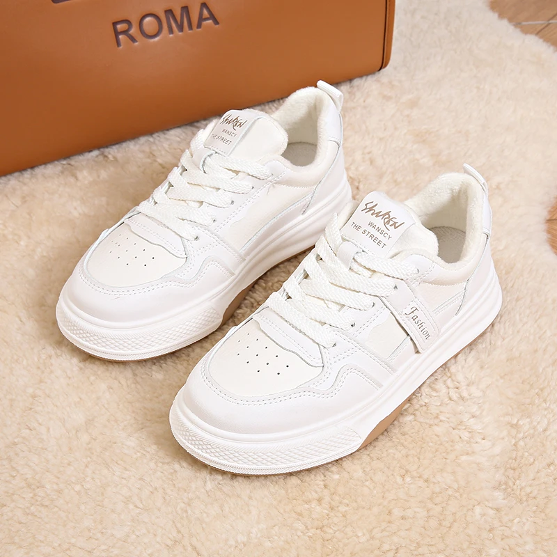 

Spring New White Shoes for Women, Internet Celebrity,Versatile, Korean Edition, Niche, Ins Trend, Casual Sports Board Shoes