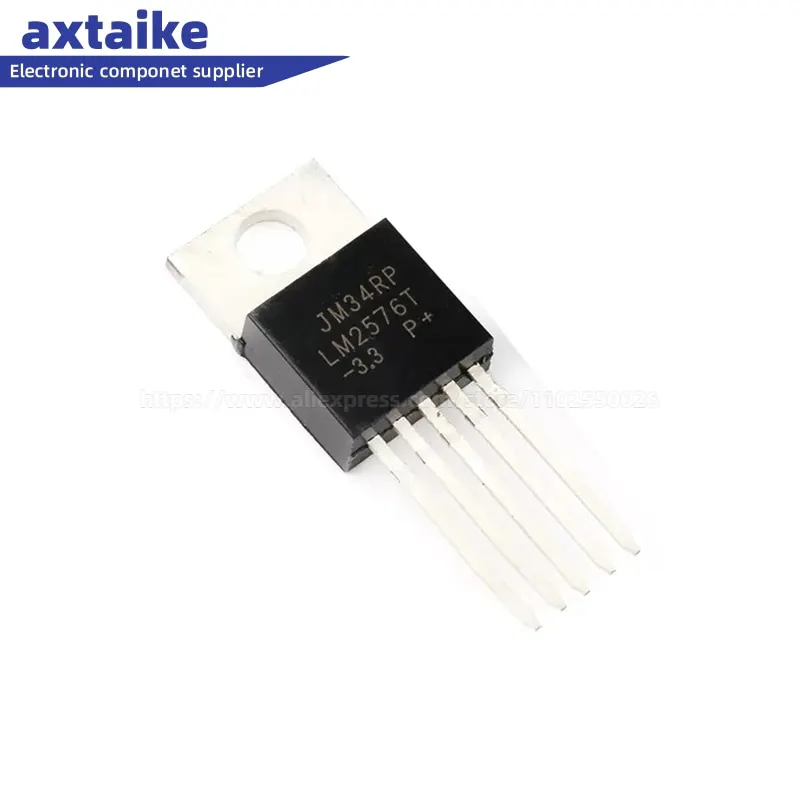 10PCS LM2576 LM2576T-3.3 LM2576T-5.0 LM2576T-12 LM2576T-ADJ TO220-5 3.3V 5V 12V DIP Adjustable Switching Voltage Regulators