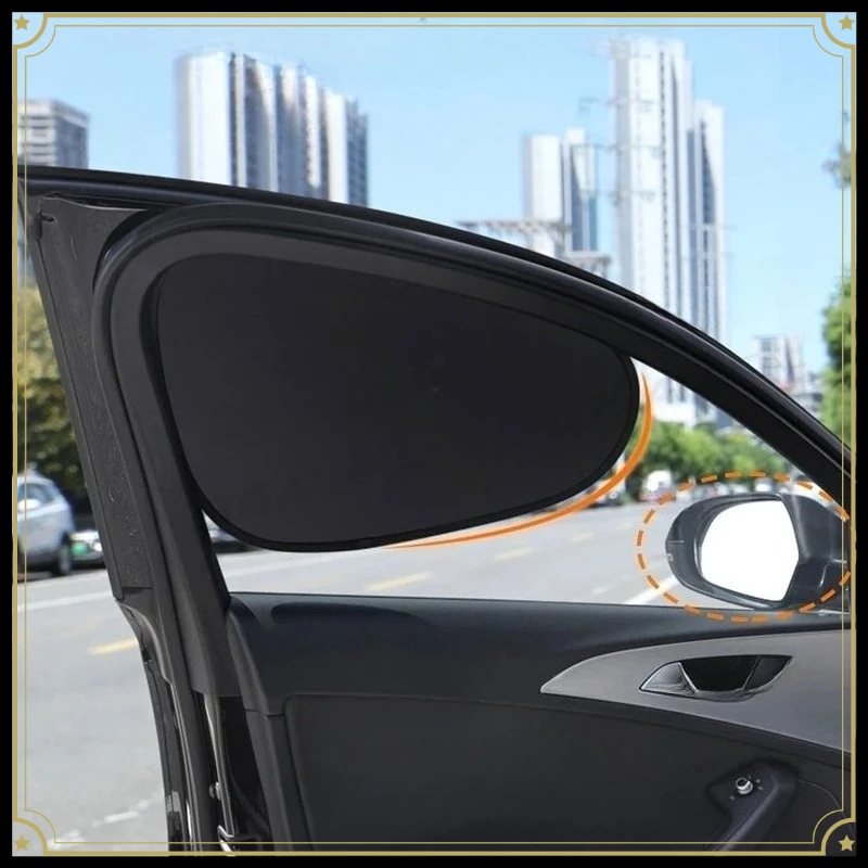 Side Window Sun Shade for Car Electrostatic Curtains Anti-Glare Car Sun Protection Cover for Baby 99.9% UVR Blocking