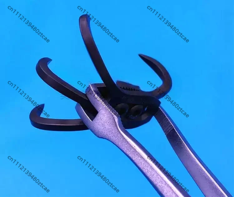 Orthopedic Patella Reduction Forceps Toothed Patella Gripper For Knee Lower Limb Surgery Instrument