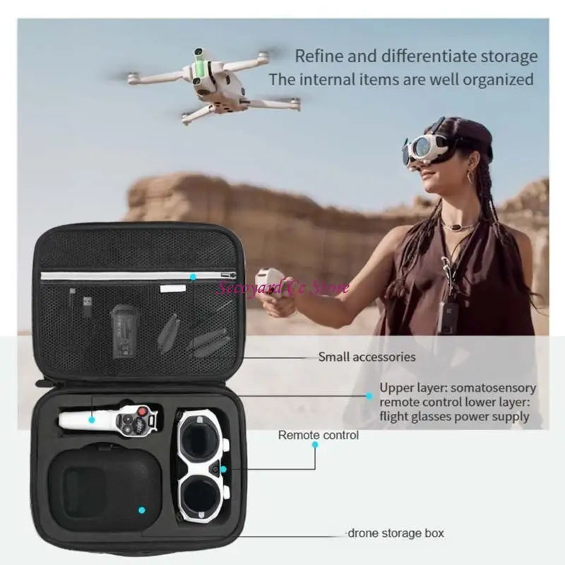 

N3UC Чехол-держатель для дронов с быстрым доступом, антигравитационная сумка для хранения, портативная водонепроницаемая сумка с