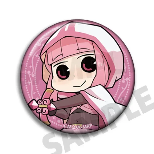 58mm Kaname Madoka Akemi Homura Miki Sayaka Tomoe Mami Sakura Kyōko Anime Peripherie geräte Kostüme Abzeichen Cosplay DIY Requisiten Kinderspiel zeug