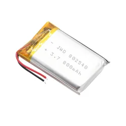 3.7V 850mAh 802540 Lithium Polymer LiPo Rechargeable Battery For Mp3 PAD DVD E-book Bluetooth Speaker Recorder 8*25*40mm