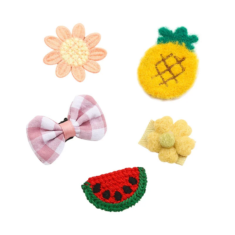 Baby Hair Clip Baby Sweat Hair Clip Doesn\'t Hurt Hair Newborn Children Hair Card Princess Cute Hair Decoration Headwear