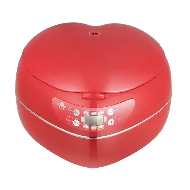 New heart-shaped rice cooker. Home/dorm use. Multifunctional. For 1-2-3 people. Intelligent. 1.8L.