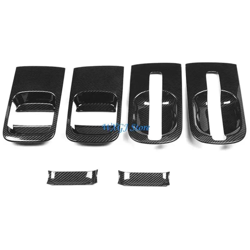 

37JE Carbon Fiber Door Handle Guards ABS Material for H1 I800 2018-2020 Models