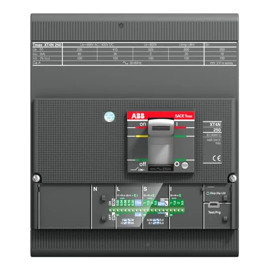 Circuit Breakers Moulded Case Circuit Breakers Tmax XT 2TFH101741R1001 LSI R250 PMP 4P/3P XT4N250