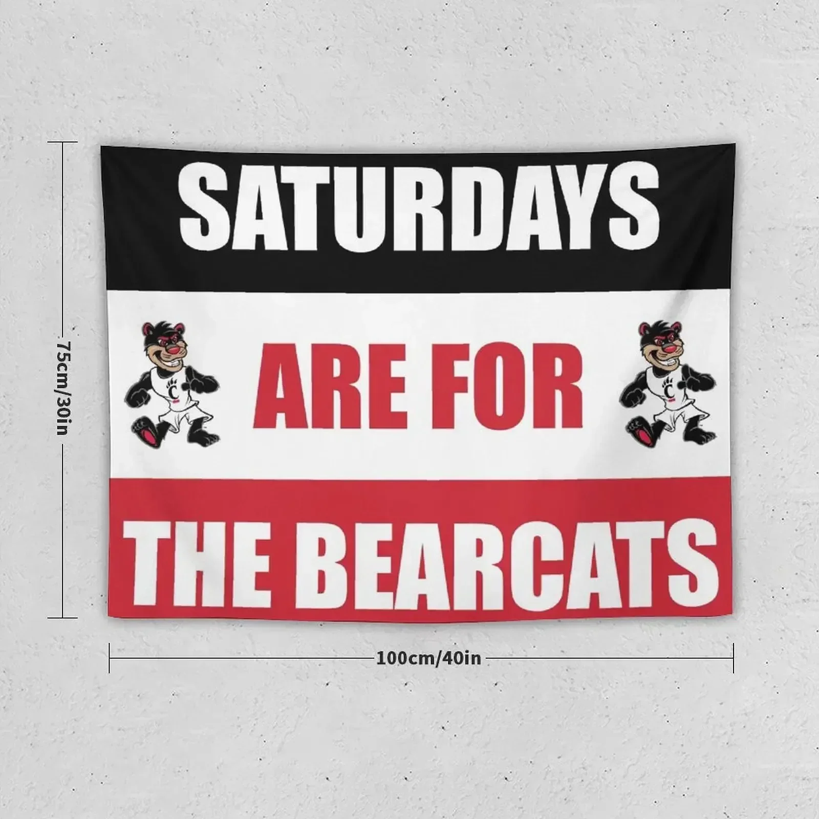 Saturdays Are For The Bearcats Tapestry Room Design Home Decorations Tapestry