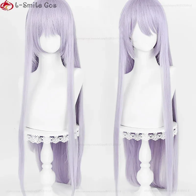

vivi 2025 Anime Marin Kitagawa Cosplay Wig Long Light Purple Straight Heat Resistant Synthetic Hair Halloween Party Wigs + Free