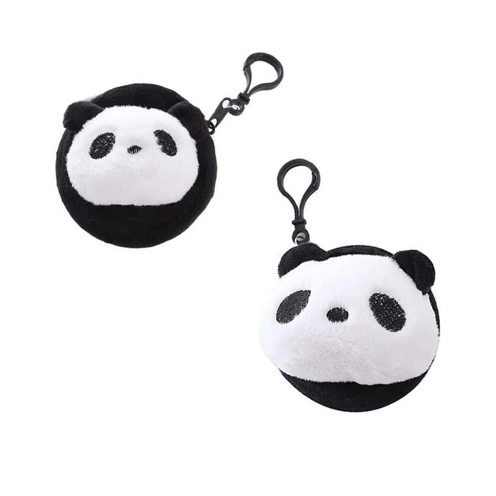 

Animal Plush Panda Coin Purse Large Capacity Korean Style Cartoon Money Bag Handbag Card Storage Bag Mini Earphone Bag