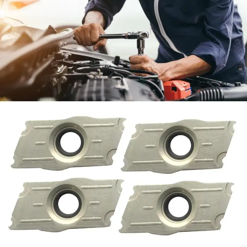 4 Pieces Easy Installation Plastic Injections Nozzle Sealing Board Plate For Cars Enhances Engine Performances 03L103113 New