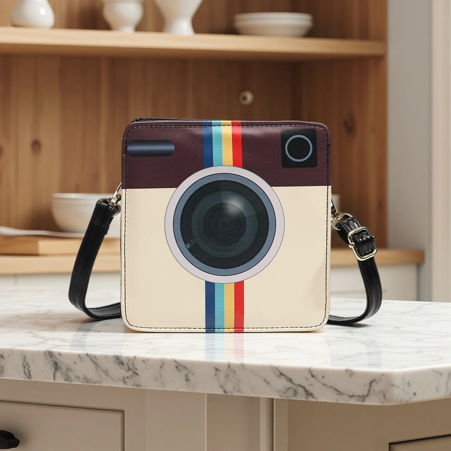 

Camera bag vintage ancient punk style street style retro men's and women's fashion shoulder bag crossbody bag