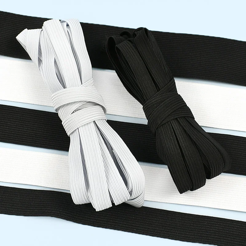 

10Meters 10-50mm Widen Polyester Elastic Band Sports Wristband Clothing Waist Widening Elasticity Bands DIY Sewing Accessories