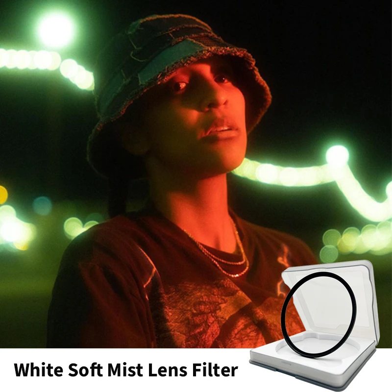 

Professional White Mist Lens Filter 62mm 67mm 72mm 77mm 82mm Achieve Dreamy Soft Focus Reduces Glare for Camera Video Shoot