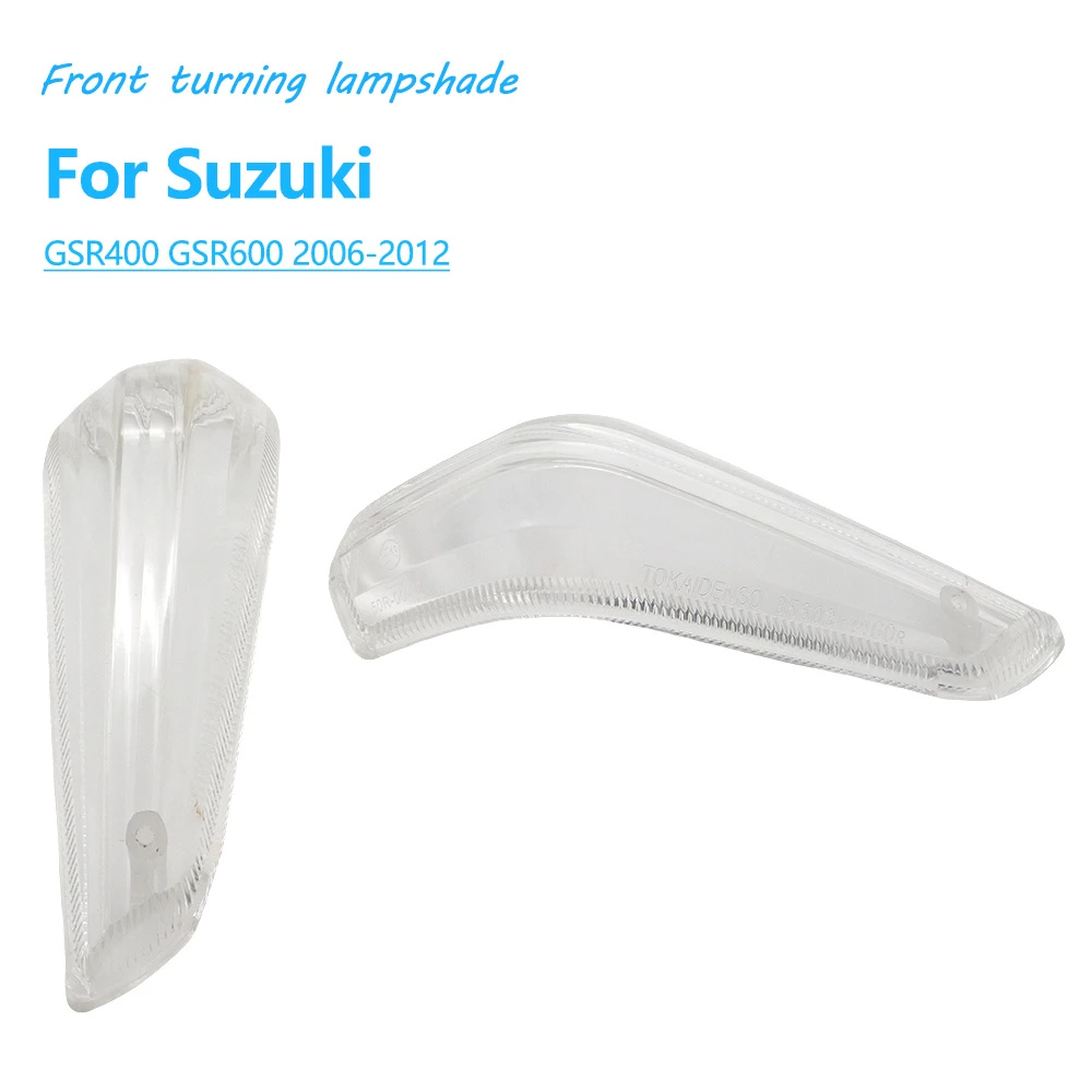 

For Suzuki GSR400 GSR600 GSR 400 600 2006-2012 Turn Signal Cover Plate Front Indicator Housing ABS Motorcycle Accessories